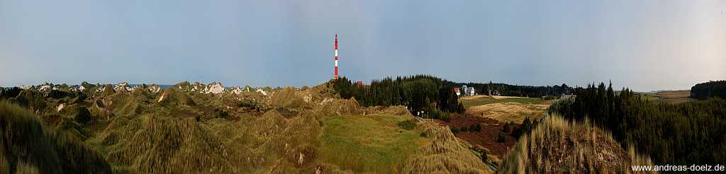 Panorama Leuchtturm Wahrzeichen Amrum